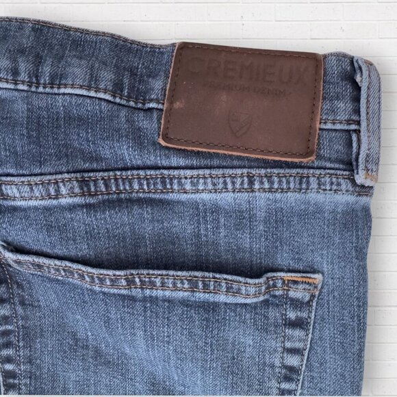 CREMIEUX Comfort Stretch Straight Leg Denim Jeans Mens 38 x 32 - Picture 10 of 10